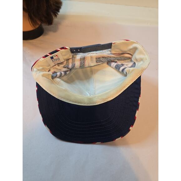 Vintage Twins Enterprise Atlanta Braves Hat Snapback Cap MLB 90s Navy A Logo USA - Picture 10 of 14